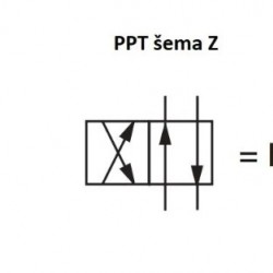 NG6 - Elektromagnetni razvodnik, šema Z, 1 magnet, DC12V