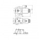 Regulacioni ventil smera - 3 sekcije, DC12V, 1/2