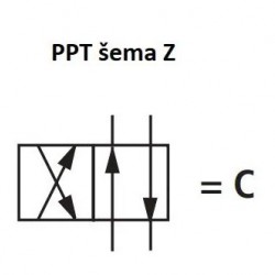 NG6 - Elektromagnetni razvodnik, šema Z, 1 magnet, AC220V