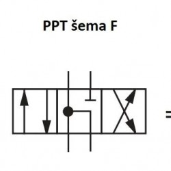 NG6 - Elektromagnetni razvodnik, šema W-F, 2 magneta, AC220V