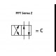 NG6 - Elektromagnetni razvodnik, šema W-C, 1 magnet, DC24V NG6 - Elektromagnetni razvodnik, šema W-C, 1 magnet, DC24V