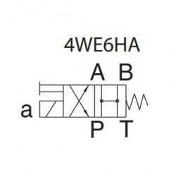 NG6 - Elektromagnetni razvodnik, šema X, 1 magnet, DC24V