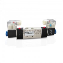 4V230-08-C- DC24V 1/4" 5/3 C elek. razvodnik 2 bobine zatvoren