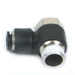 PGL 1/4-06-Okasti  kolenasti, navoj 1/4” za crevo 6mm