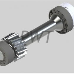 PW20 353 287 1-ZF 16 S 109(13,53) osovinica 287 mm sa lezajem