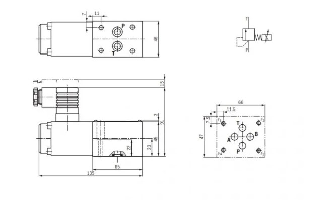 Proporcionalni elektromagnetni ventil - DC24V
