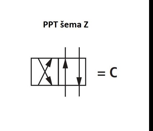 NG6 - Elektromagnetni razvodnik, šema W-C, 1 magnet, DC24V NG6 - Elektromagnetni razvodnik, šema W-C, 1 magnet, DC24V