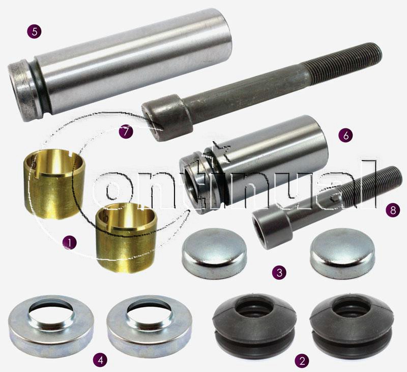 CT 3852-Set za kocne celjusti LRG532/533/622/633 MERC.A000 420 06 76/SJ1213