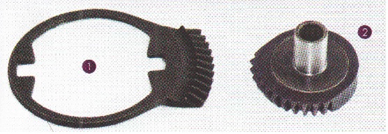 CT 9675-Viljuska i osovinica za centriranje
