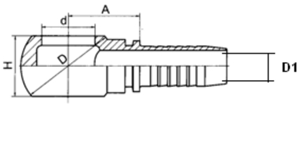 PL-72011-04-04-okce, za sraf G1/4, za crevo 6mm, Q=13.3mm PL-72011-04-04-okce, za sraf G1/4, za crevo 6mm, Q=13.3mm