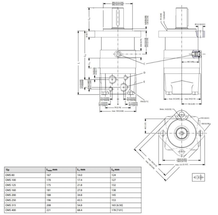 HIDROMOTOR OMS 400CM3