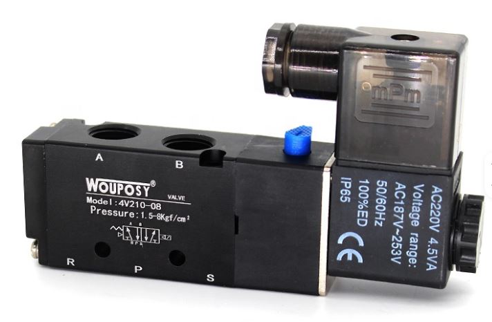 4V210-08 AC 220 elek.razvodnik 1/4" 5/2 1bobina 4V210-08 AC 220 elek.razvodnik 1/4" 5/2 1bobina